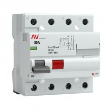 Выключатели дифференциального тока DV до 63А EKF AVERES (УЗО)