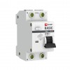Автоматический выключатель дифференциального тока 1P+N 10А 30мА тип АС х-ка C эл. 4,5кА АД-12  Basic (DA12-10-30-BAS)