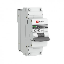 EKF Автоматический выключатель 1P 100А (C) 10kA ВА 47-100 PROxima