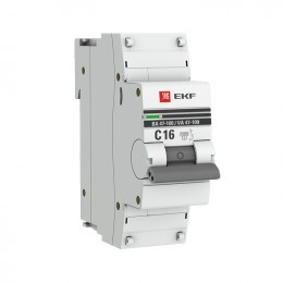 EKF Автоматический выключатель 1P 16А (C) 10kA ВА 47-100 PROxima
