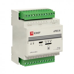 EKF Контроллер базовый ePRO 24 удаленного управления 6вх4вых 230В GSM PROxima