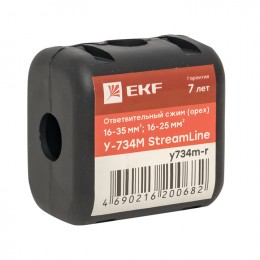 EKF Ответвительный сжим (орех) У734М (16-35 мм2; 16-25 мм2) розничный стикер StreamLine