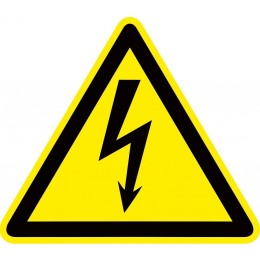EKF Знак пластик Опасность поражения электрическим током (Молния) W08 (100х100мм.) PROxima
