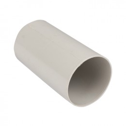 EKF Муфта соединительная для трубы (50 мм) (10 шт) серая-Plast