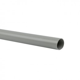 EKF Труба гладкая ПВХ жесткая d16 мм (2 м) (50 м/уп) серая-Plast
