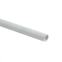 EKF Труба гладкая ПВХ жесткая d16 мм (2 м) (50 м/уп) белая-Plast