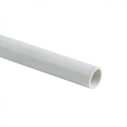 EKF Труба гладкая ПВХ жесткая d20 мм (2 м) (50 м/уп) белая-Plast