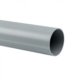 EKF Труба гладкая ПВХ жесткая d63 мм (3 м) (21 м/уп) серая-Plast