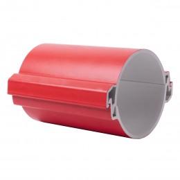 EKF Труба разборная ПВХ d110 мм (3 м) 750Н красная-Plast