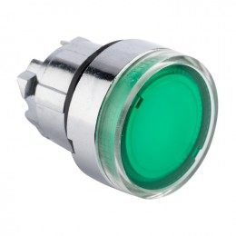 EKF Исполнительный механизм кнопки XB4 зеленый плоский возвратный без фиксации, с подсветкой PROxima