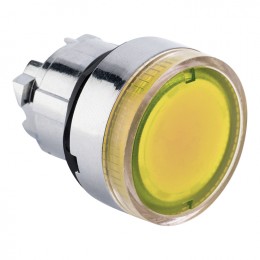 EKF Исполнительный механизм кнопки XB4 желтый плоский возвратный без фиксации, с подсветкой PROxima