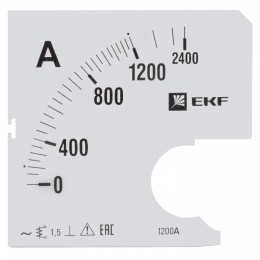 EKF Шкала сменная для A721 1200/5А-1,5 PROxima