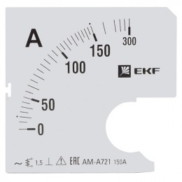 EKF Шкала сменная для A721 150/5А-1,5 PROxima