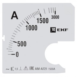 EKF Шкала сменная для A721 1500/5А-1,5 PROxima
