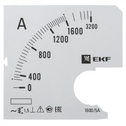 EKF Шкала сменная для A721 1600/5А-1,5 PROxima