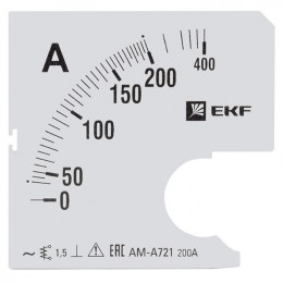 EKF Шкала сменная для A721 200/5А-1,5 PROxima