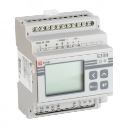 EKF Многофункциональный измерительный прибор SM-G33H с жидкокристалическим дисплеем на DIN-рейку